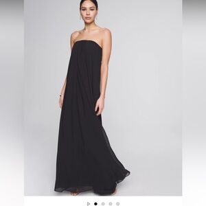 NWT White House Black Market Strapless Gown